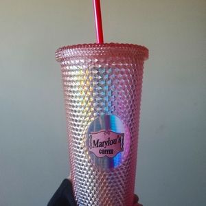 Marylous pink studded tumbler